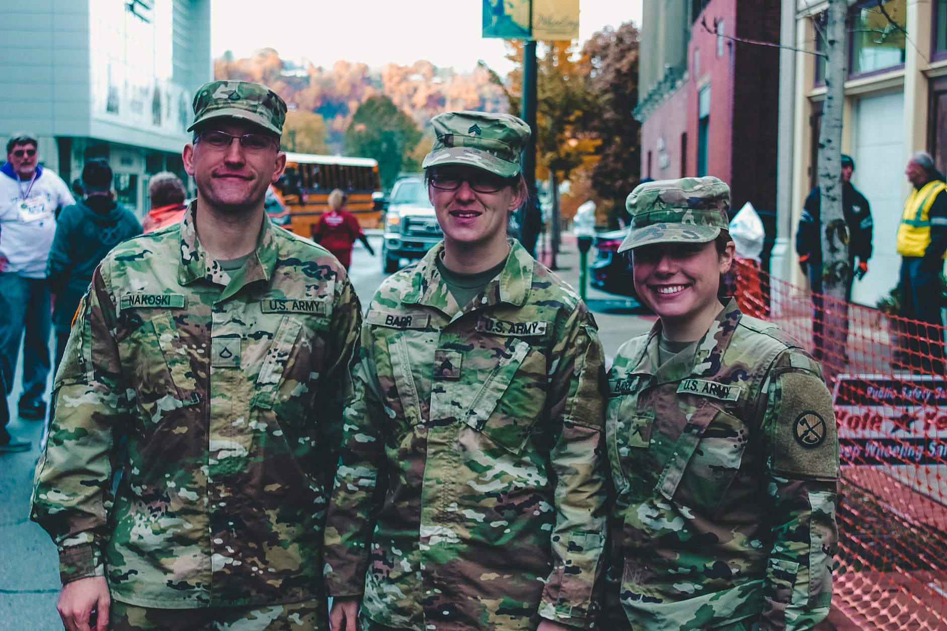 photo of three soldiers